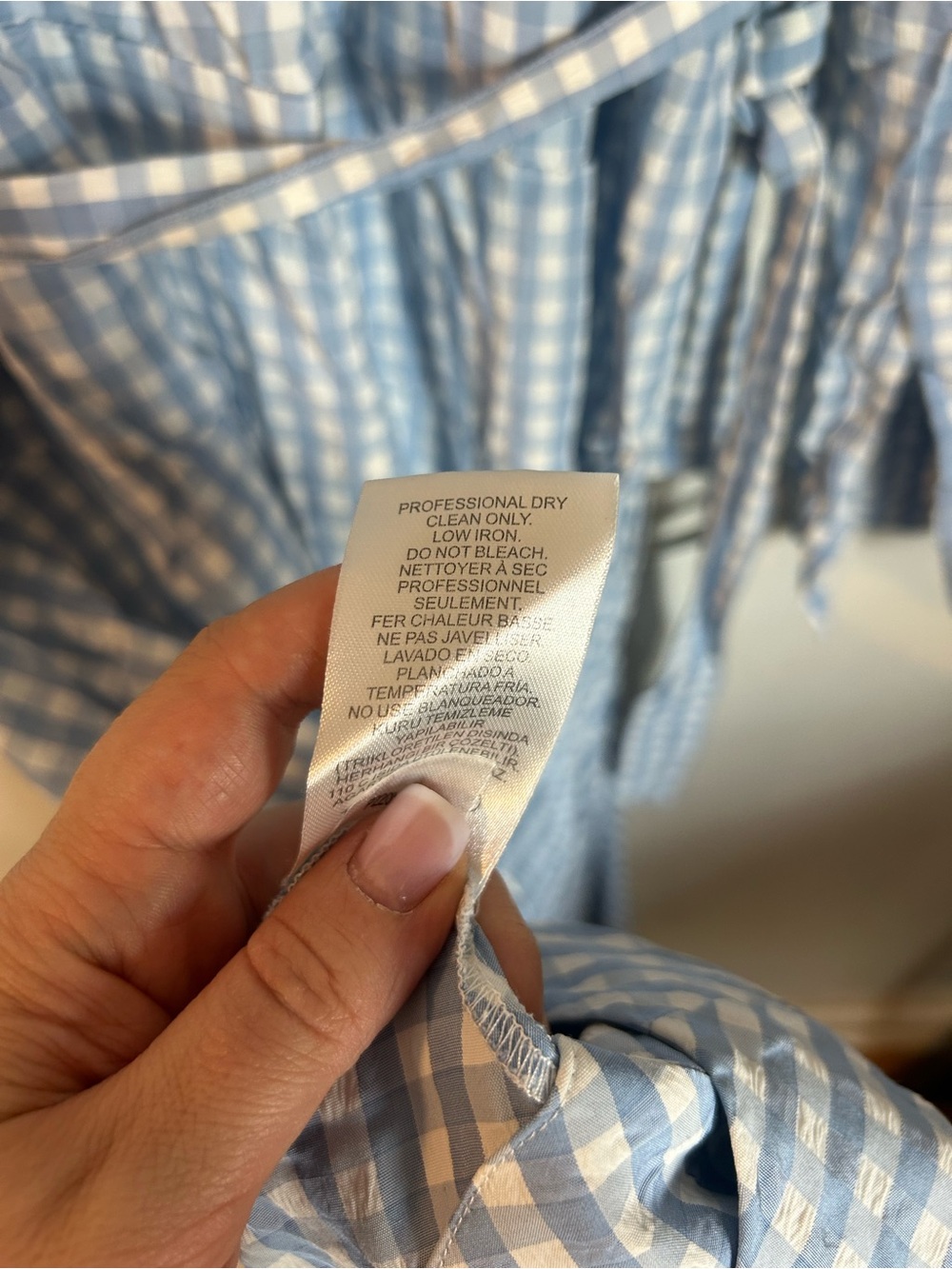 Tibi Women's Blue Gingham
Shirtdress - Picture 11 of 12